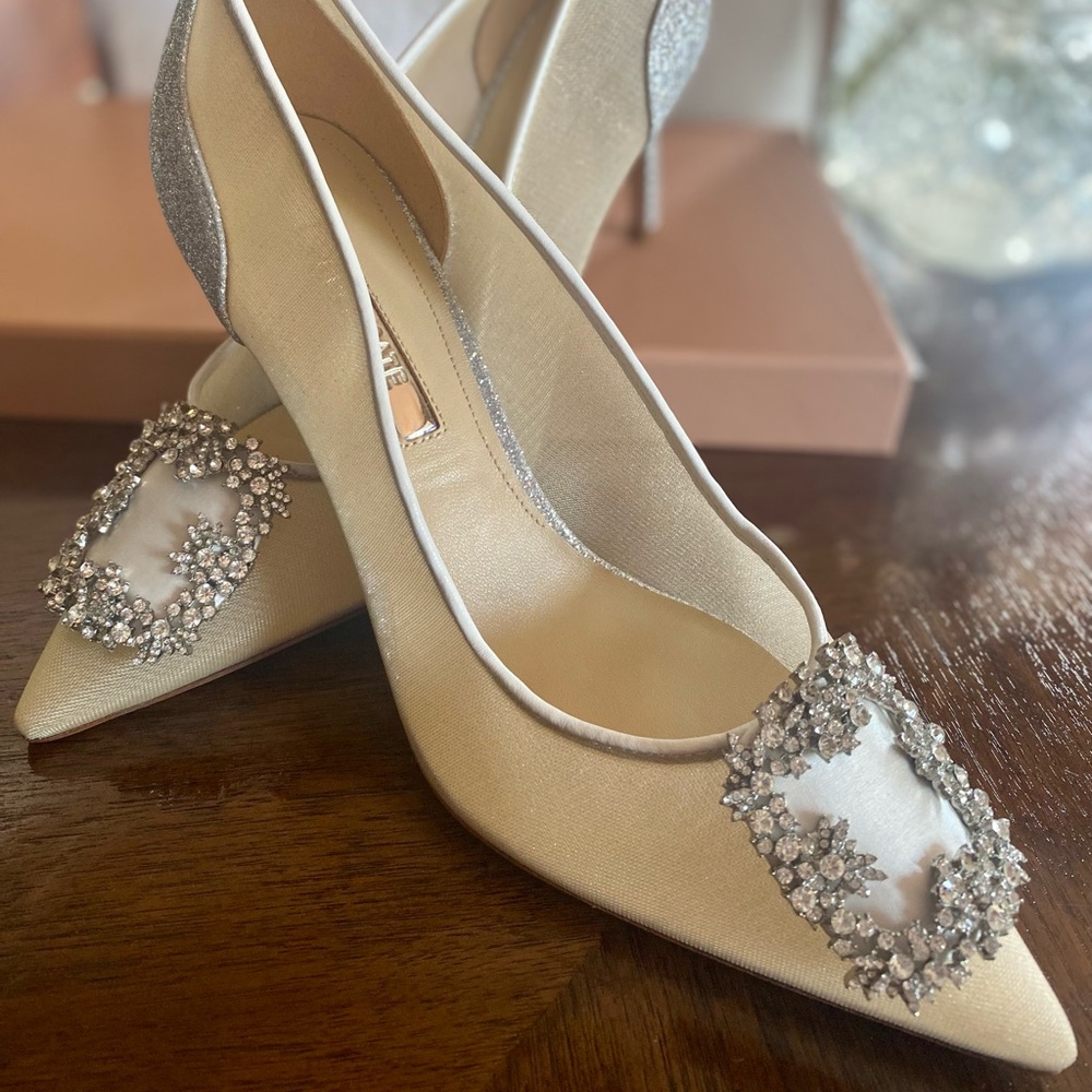 odelicate bridal heels